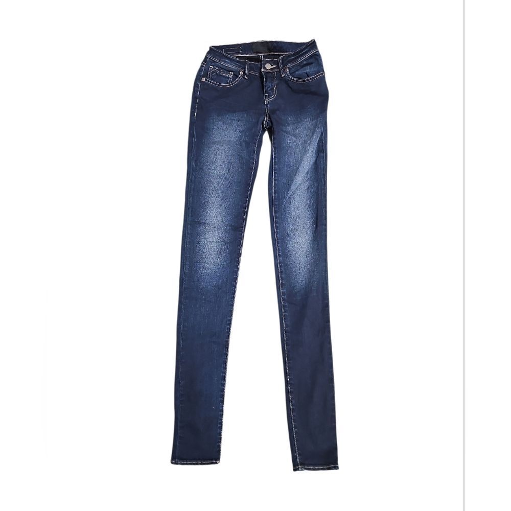 Buckle Women's Dark Blue Skinny Jeans - Picture 2 of 9